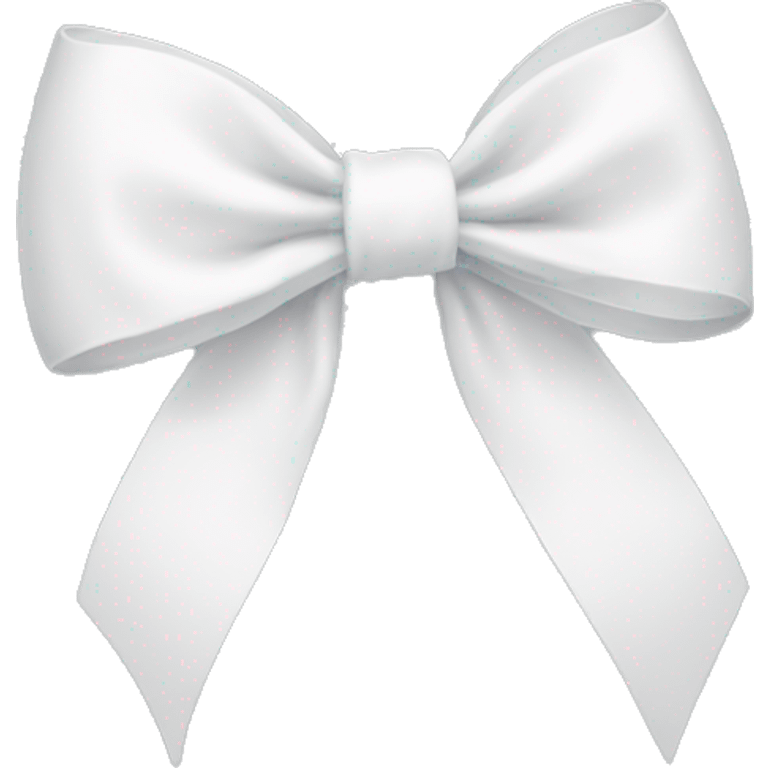 white bow emoji