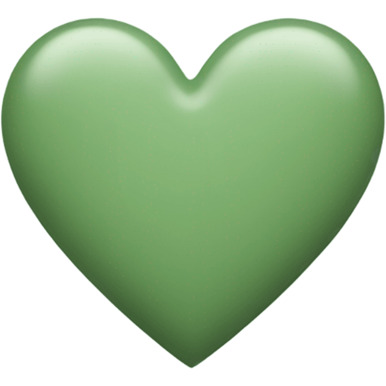 “sage green” heart emoji