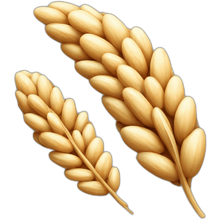 An oat grain emoji