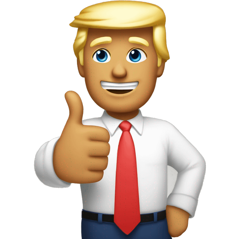 Donald Trump thumbs up emoji