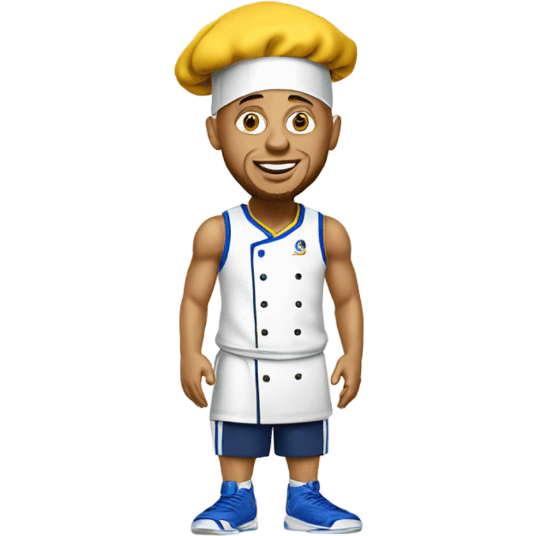 Steph curry with chef hat  emoji