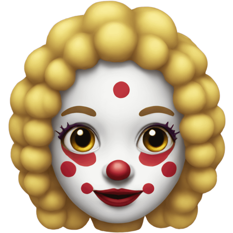 Clown doll girl  emoji