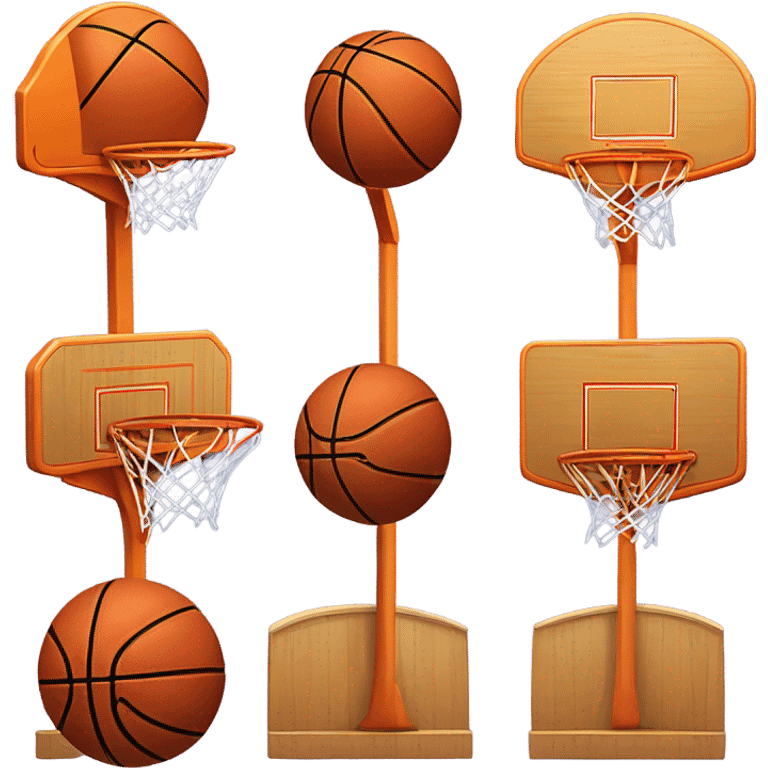 Basketball hoops emoji