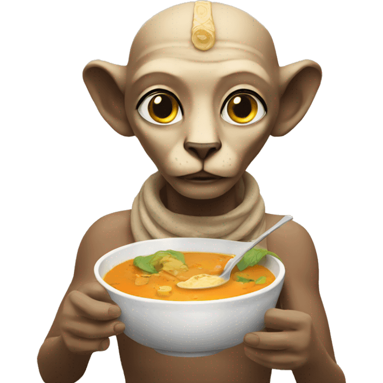 sphinx eating soup emoji