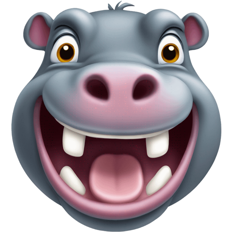 Hungry hippo emoji