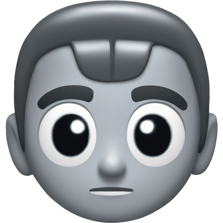 mega man grey color emoji