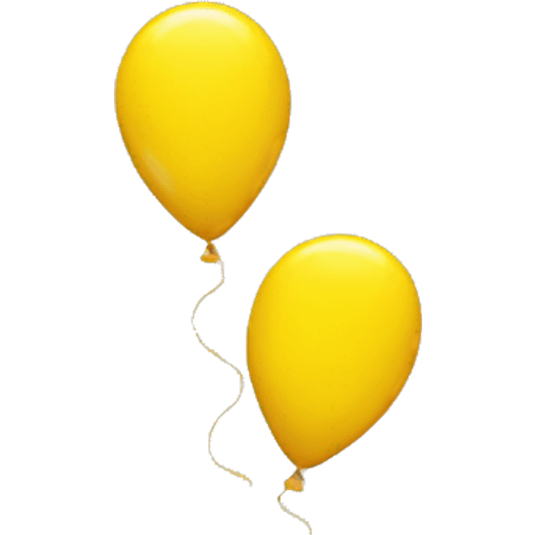 Yellow balloon  emoji