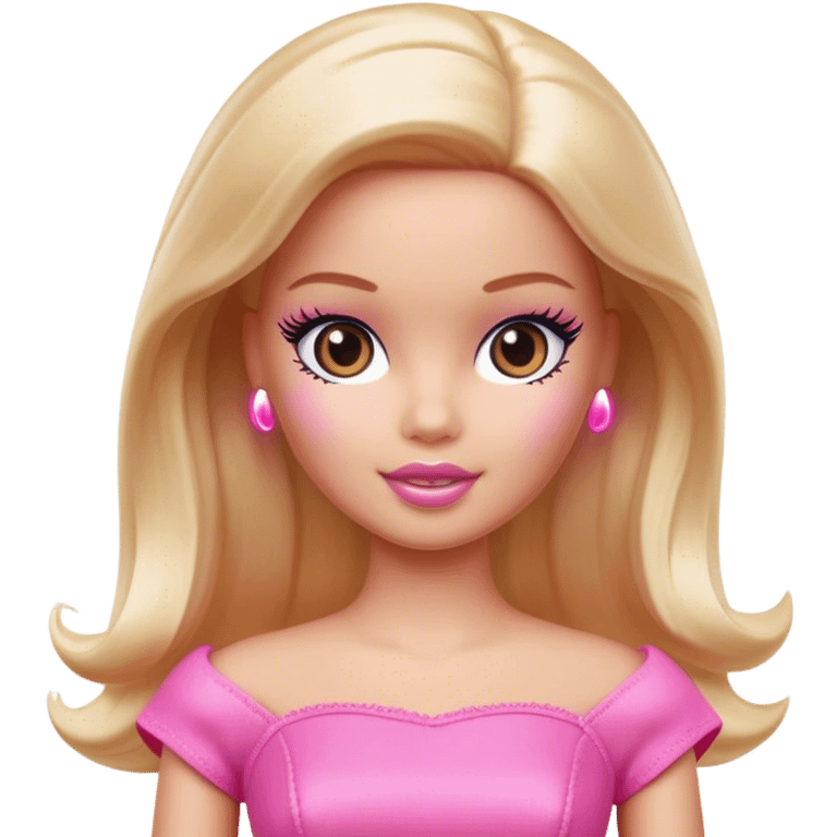 pink barbie doll emoji