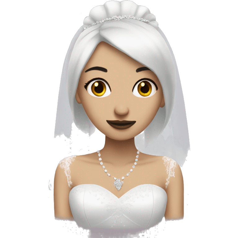 Emo bride emoji