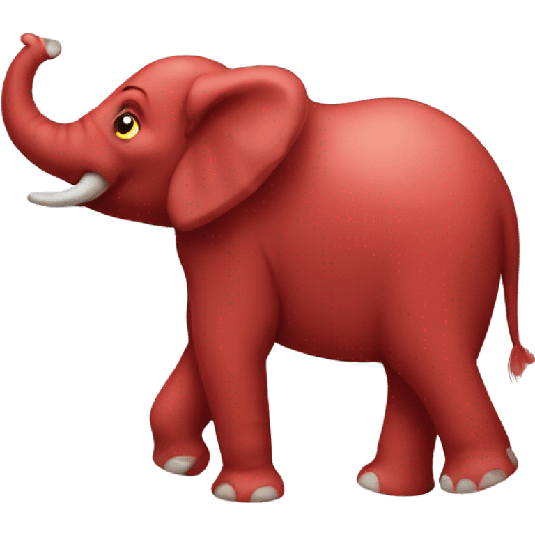 red elephant emoji