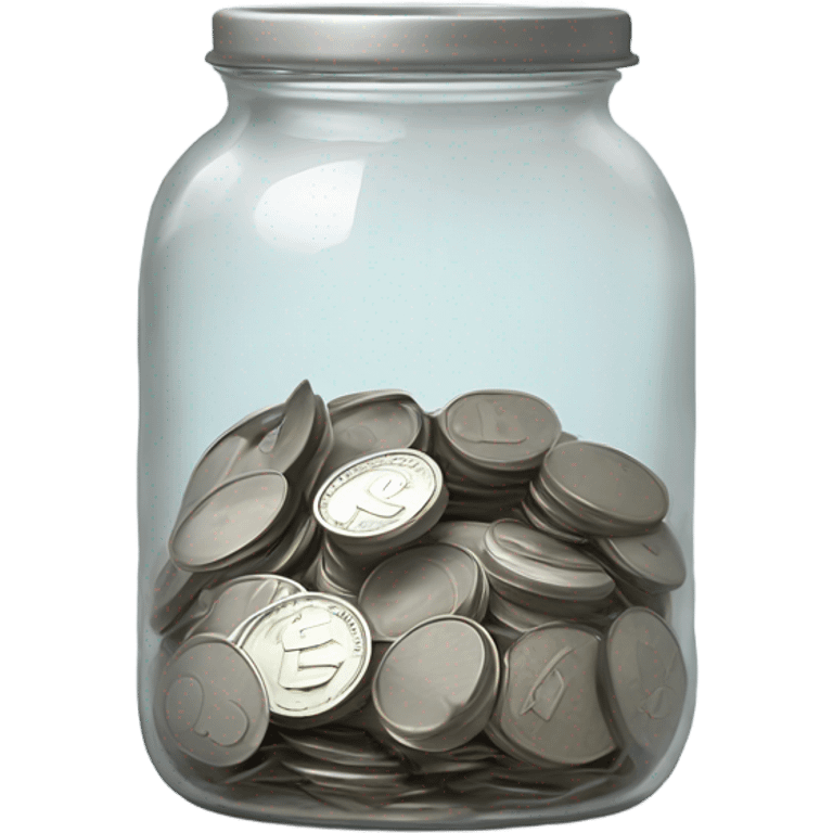 minimal money jar emoji