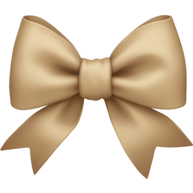 Beige Bow emoji