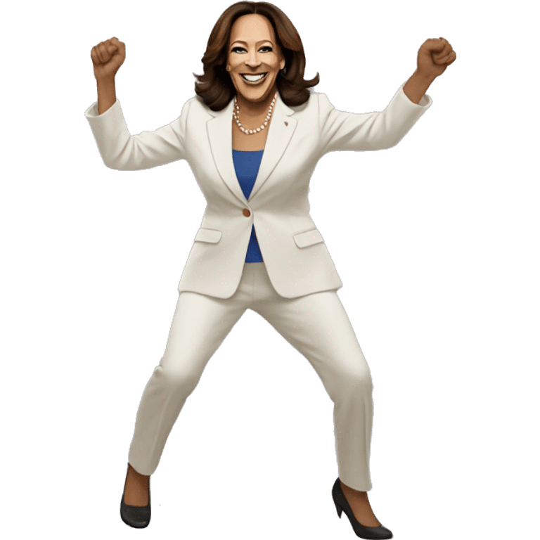 Kamala Harris dancing emoji