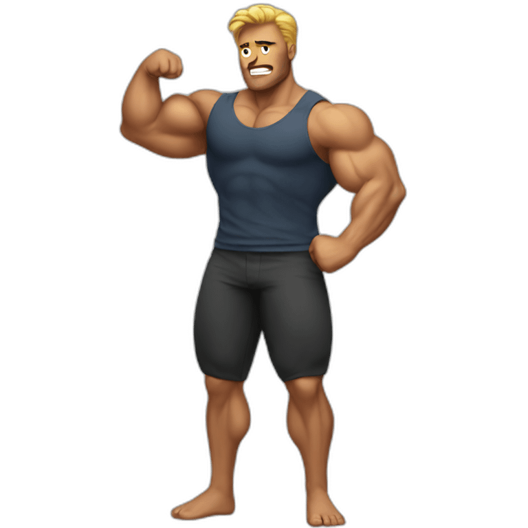 biggest muscular emoji