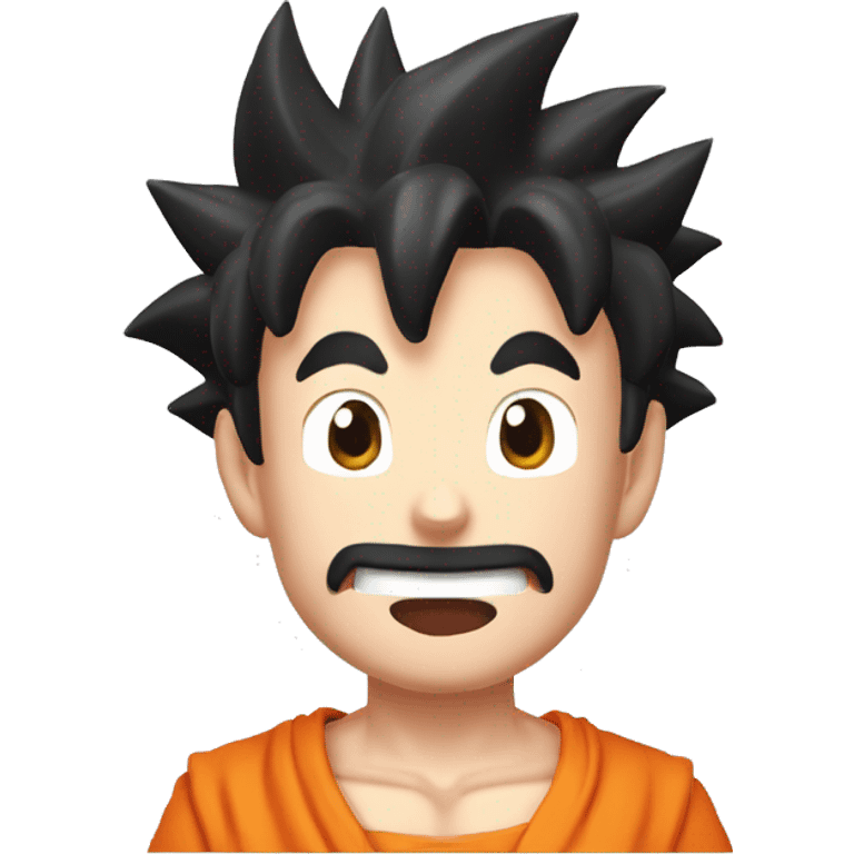 Son Goku mangeant du cassoulet emoji