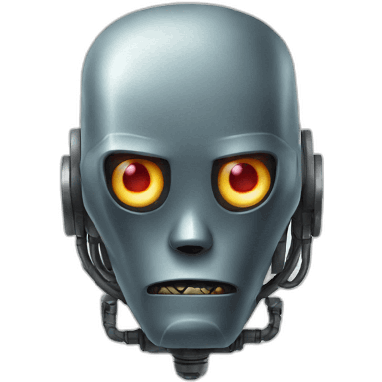 Evil robot emoji