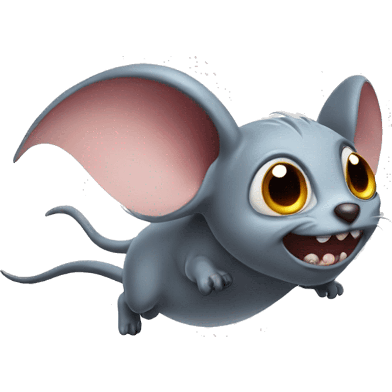 monster flying mouse emoji