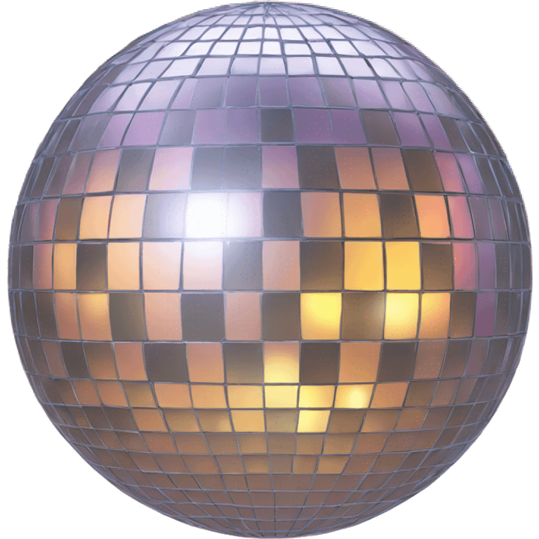 Christmas disco ball emoji