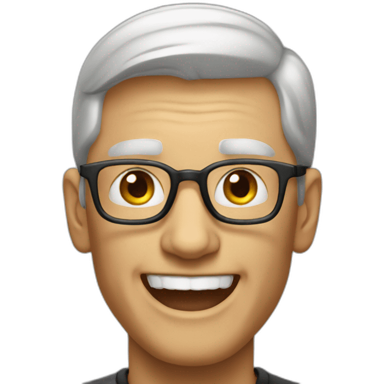 Tim Cook celebrating emoji