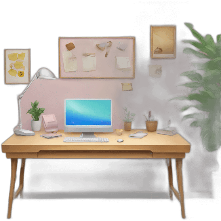 aesthetic desk emoji