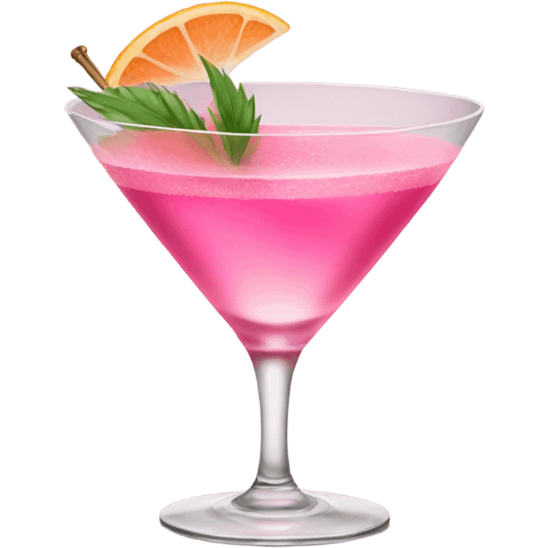 Cocktail pink emoji