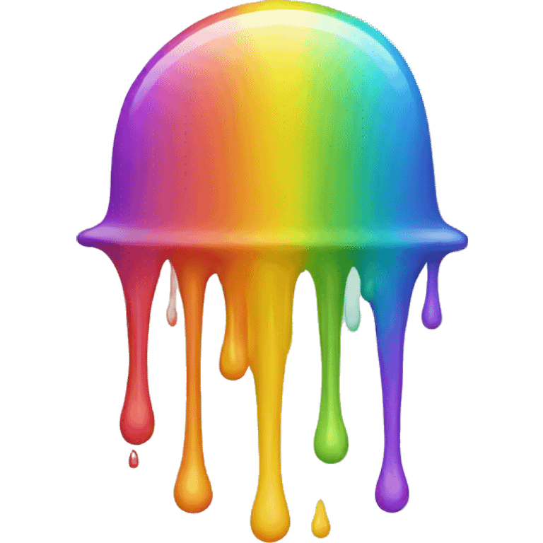 dripping rainbow emoji