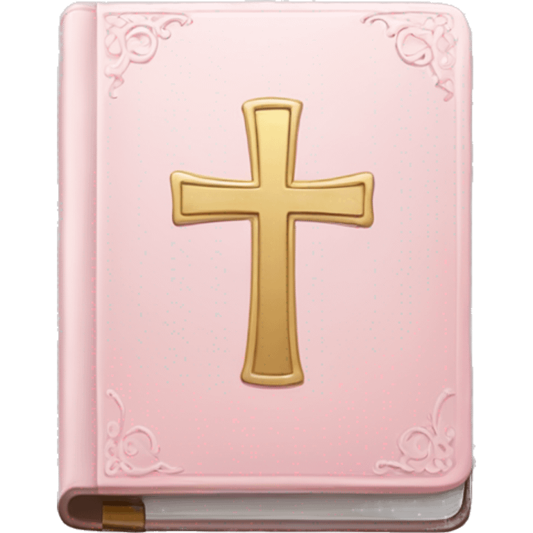 pale pink Holy Bible emoji