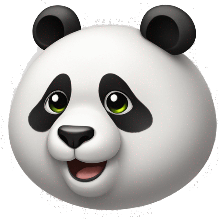 panda nodding emoji