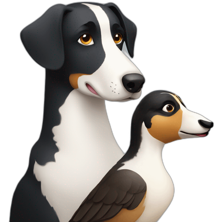 Goose & american shepard emoji