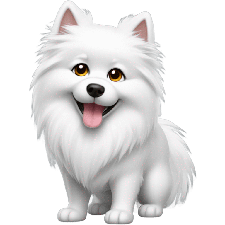 White spitz  emoji