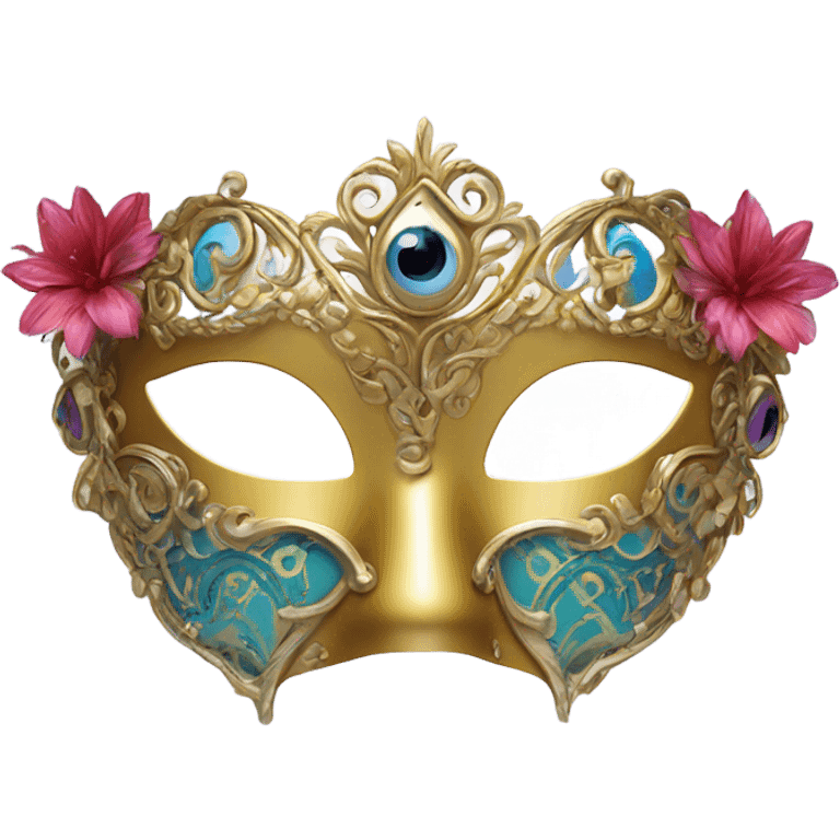 Masquerade eye mask emoji