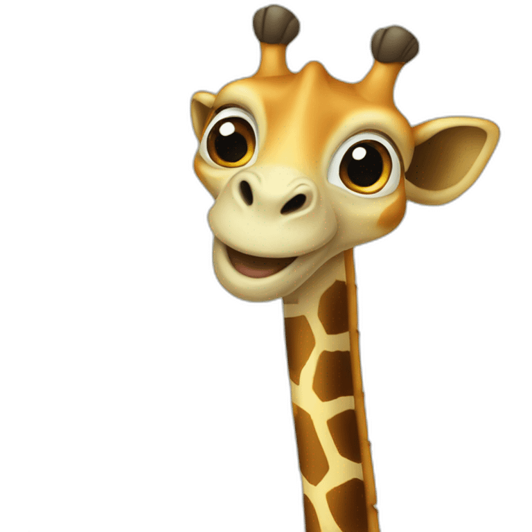 Tortue girafe emoji