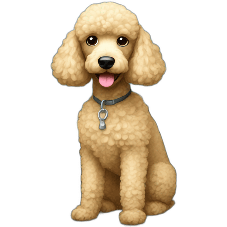 poodles camping emoji