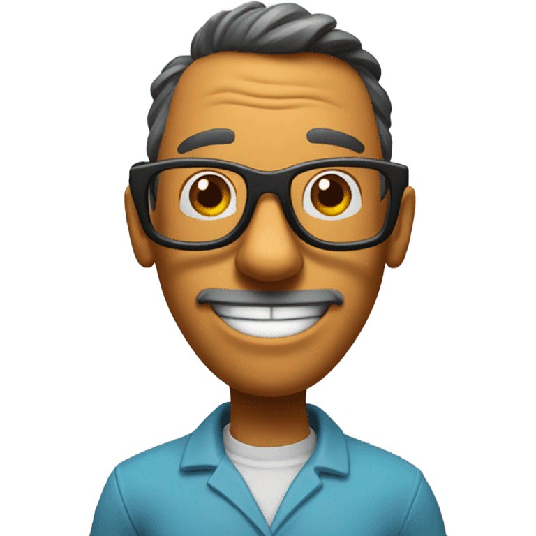 goofy emoti 3d teacher emoji