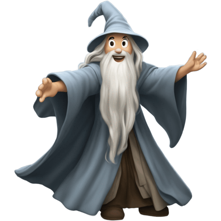 Gandalf dancing emoji