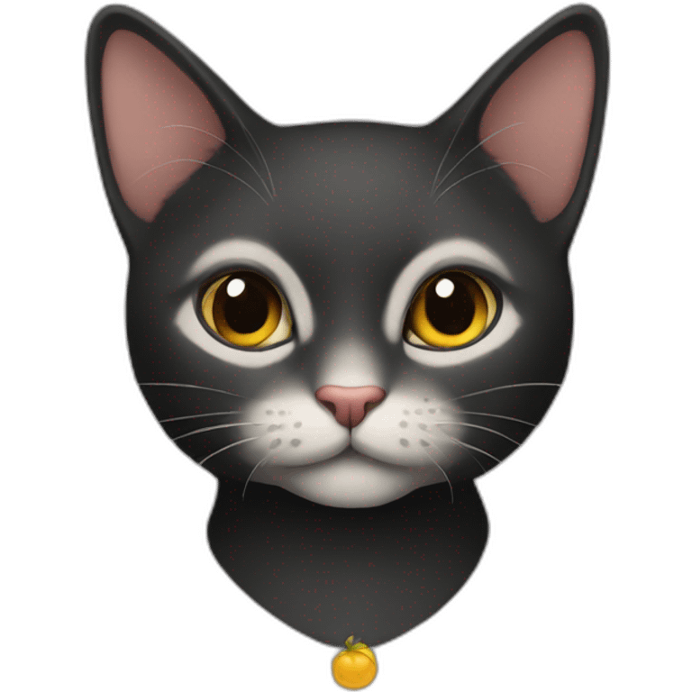 Gato negro emoji