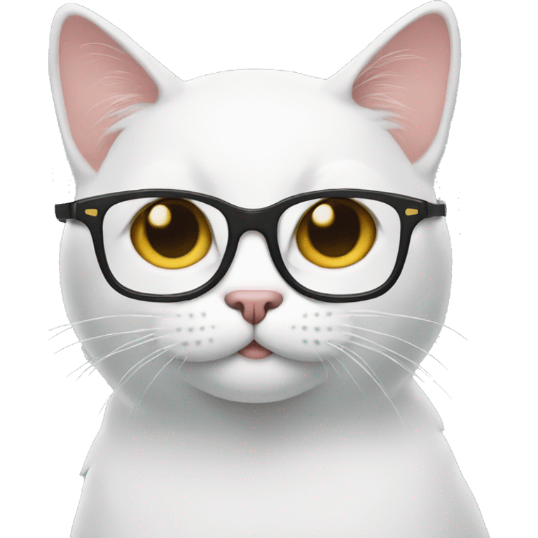 Cat with glasses emoji