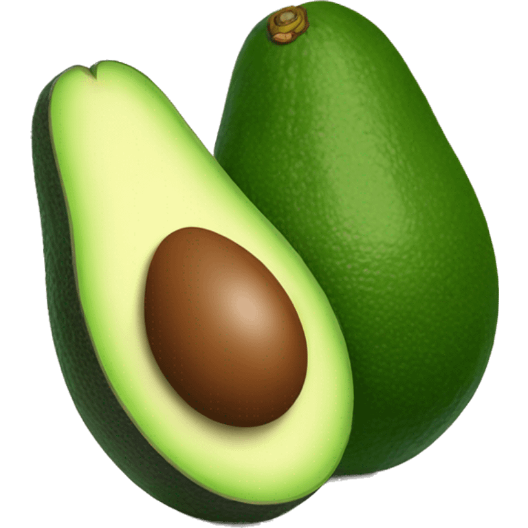 avocado with sungla emoji