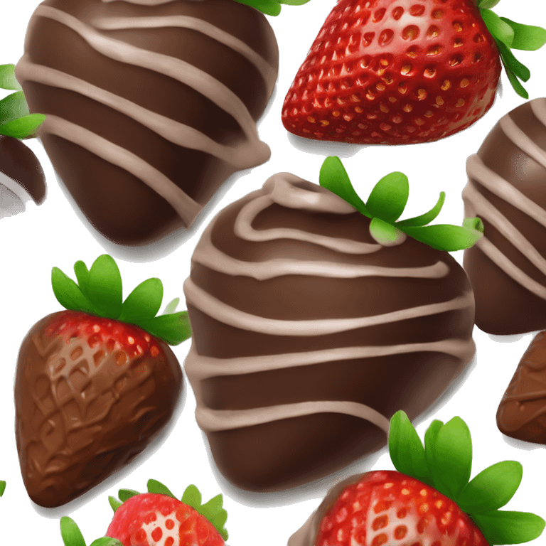 chocolate-covered strawberries chocolate-covered strawberries chocolate-covered strawberries emoji