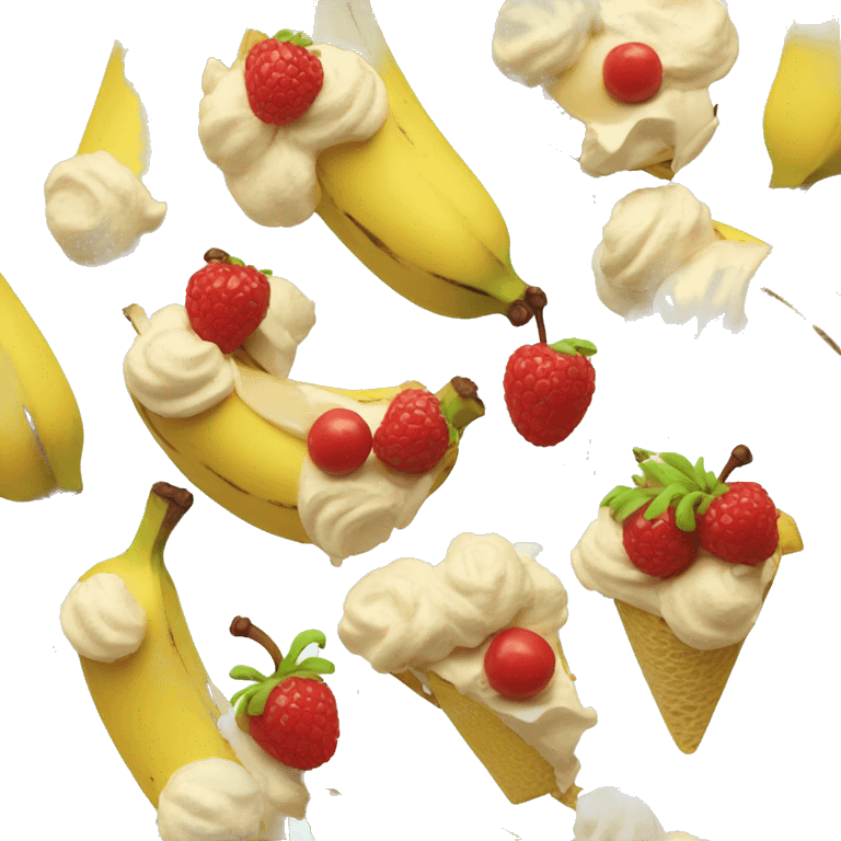 Banana Split emoji