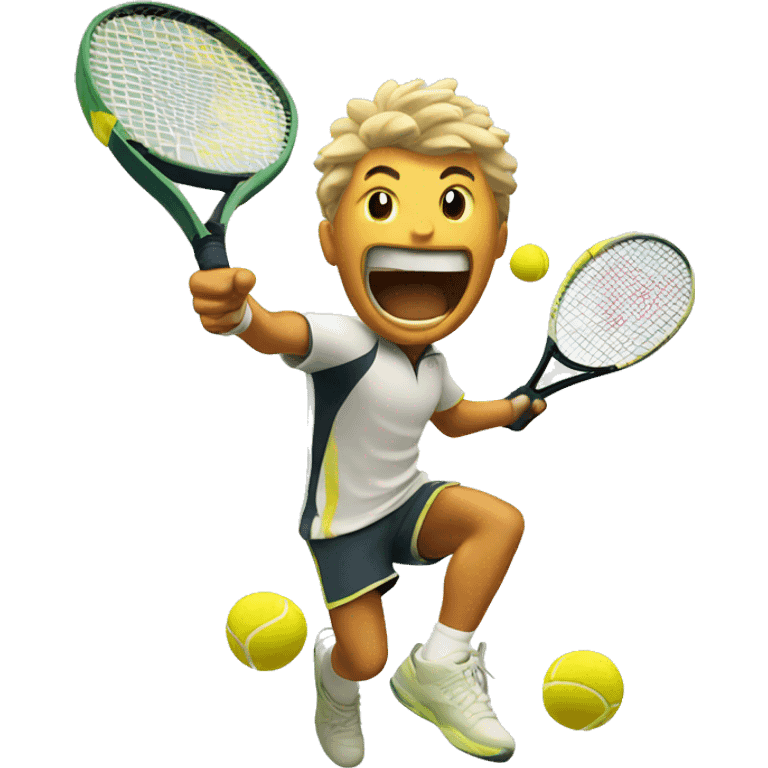 Tennis explosion emoji