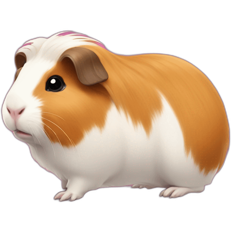 guinea pig with big tail emoji