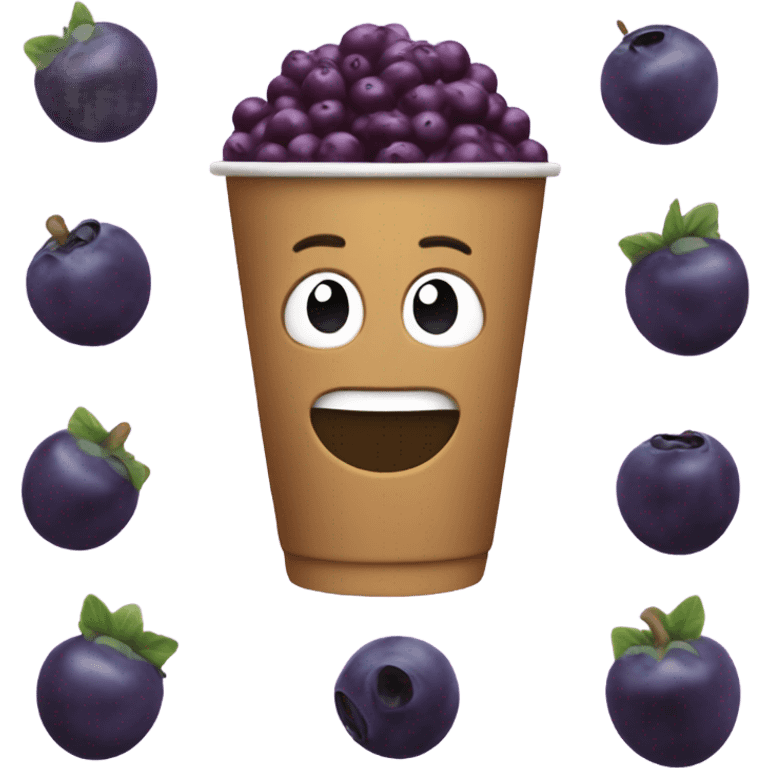 oakberry acai cup emoji