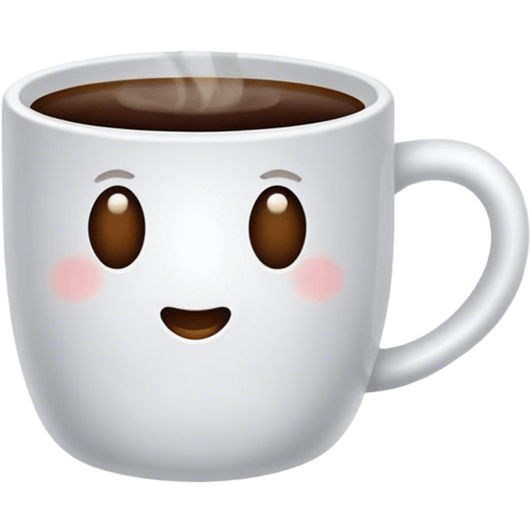 A lucky coffee emoji