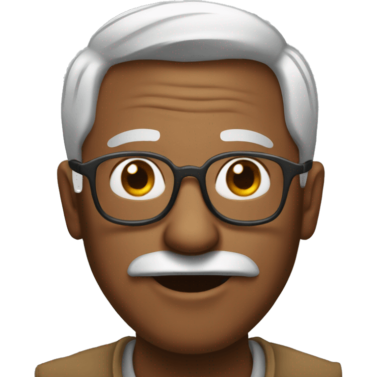 Grandfather in love emoji