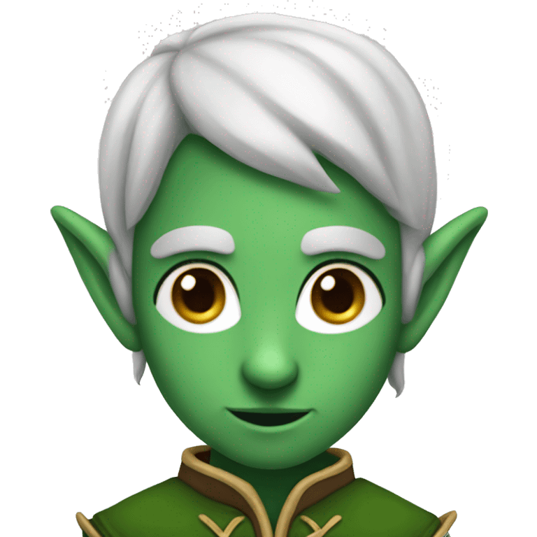 a small elf with sharp ears emoji