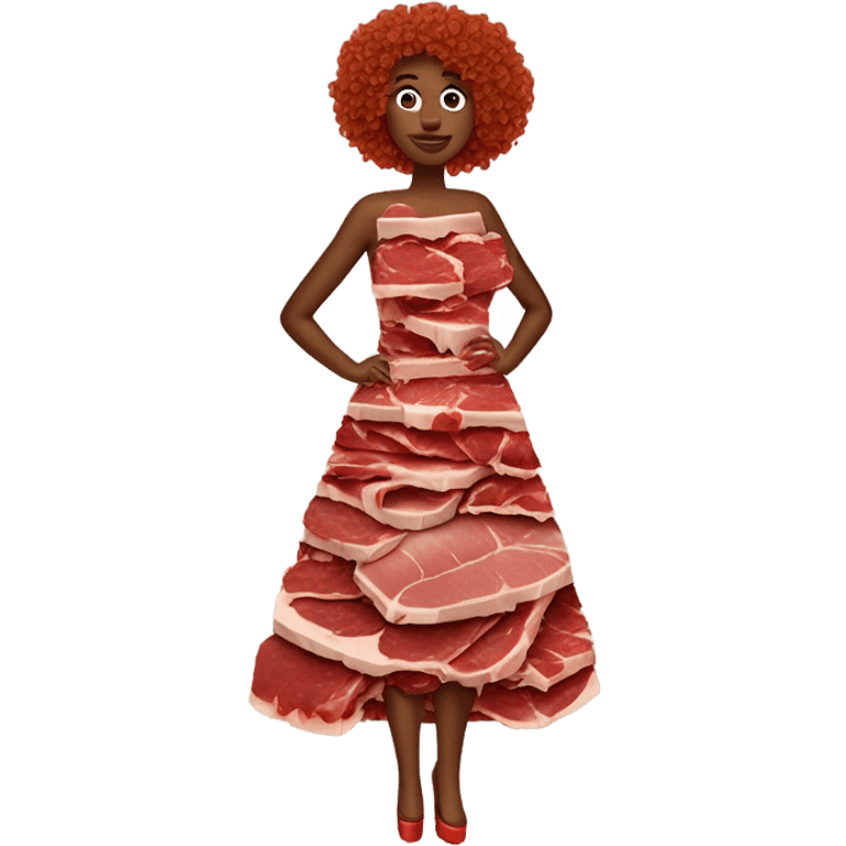 Lady gaga meat dress emoji