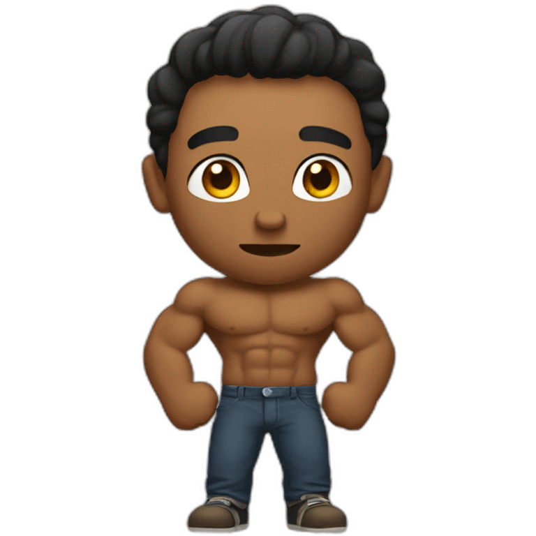 à men have muscles emoji