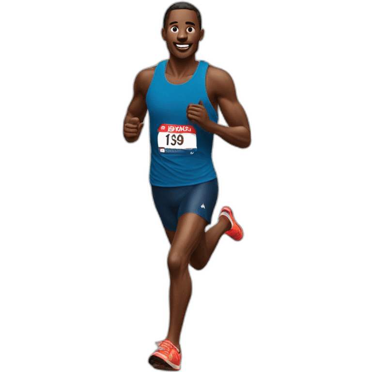 Runner In Chicago Marathon emoji