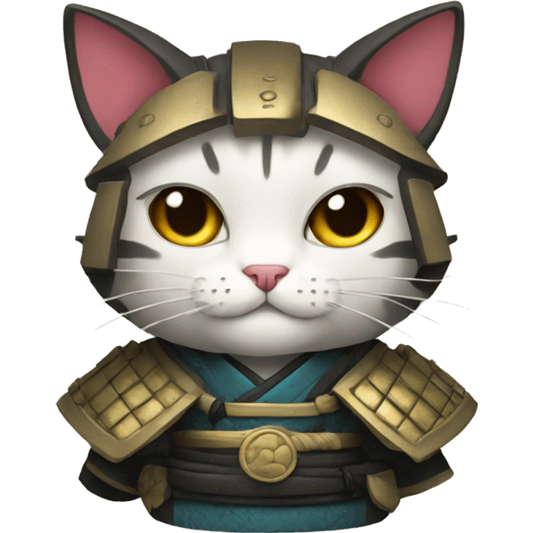 samurai cat  emoji